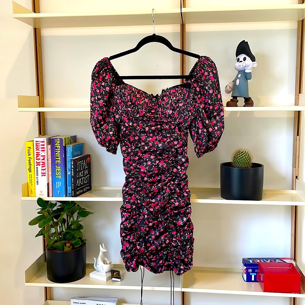 For Love &Lemons XS drawstring cocktail dress